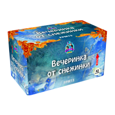 Салют Вечеринка от снежинки