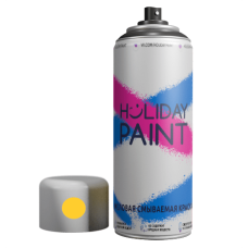 Меловая смываемая краска желтая